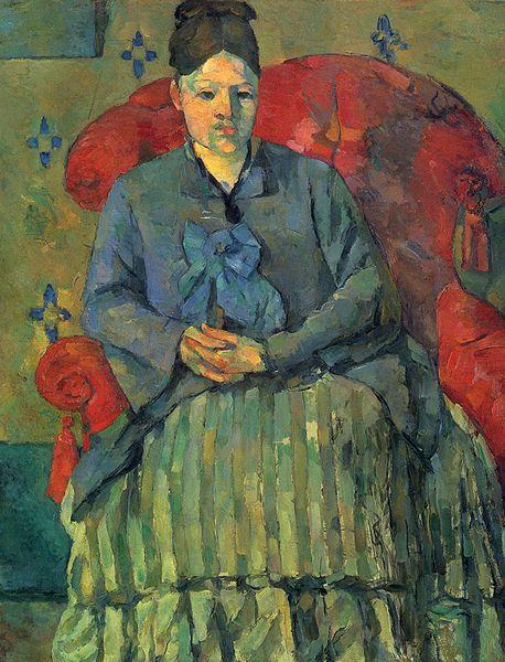 Paul Cezanne Portrat der Mme Cezanne in rotem Lehnstuhl